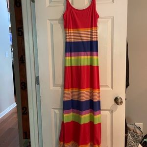 Colorful maxi dress
